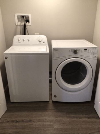 Washer & dryer in unit (select apartments)